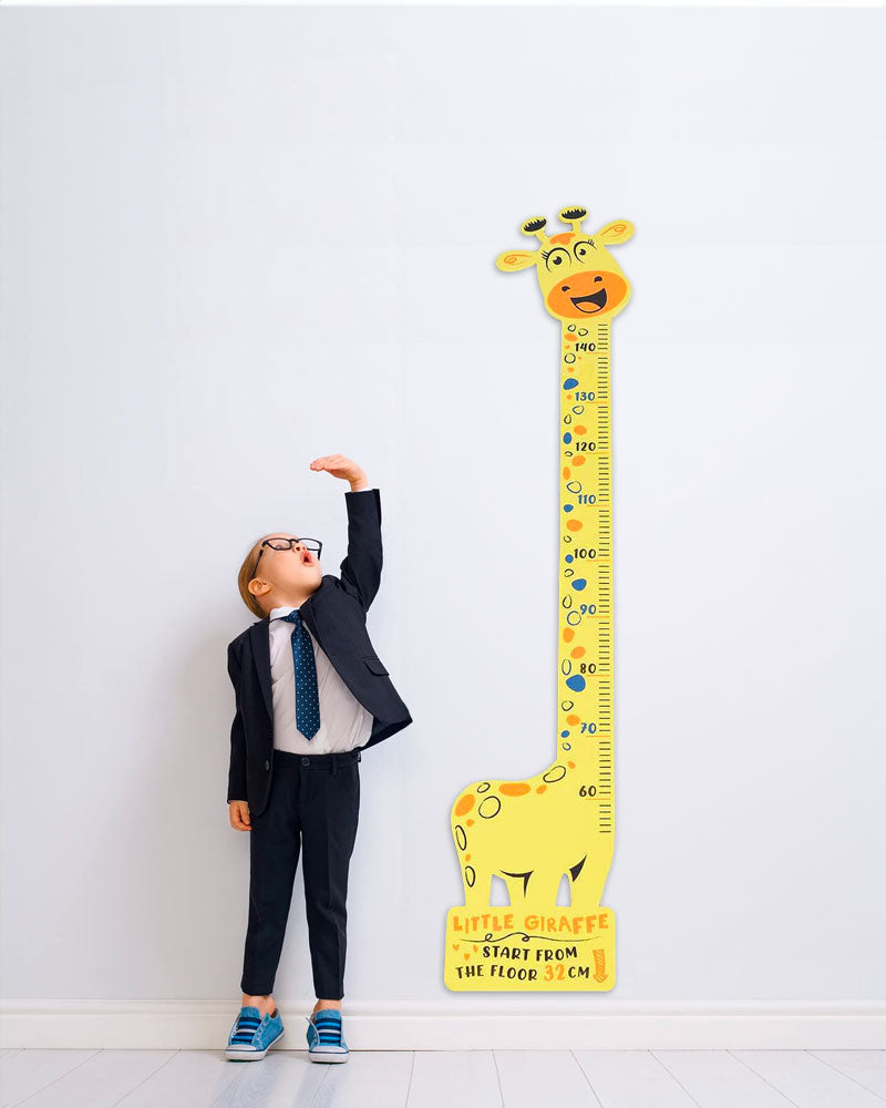 Sunta Règle Murale de Croissance Autocollant - Giraffe