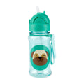 Skip Hop Zoo Straw Water Bottle 355ml - Pug