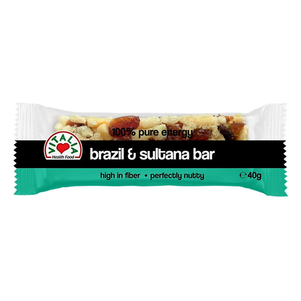Vitalia Health Food Energy Bar With Brazil Nut & Raisins - 40g