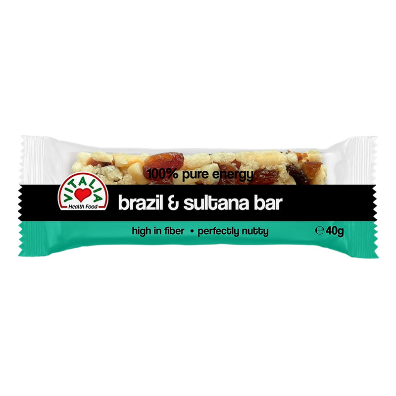 Vitalia Health Food Energy Bar With Brazil Nut & Raisins - 40g