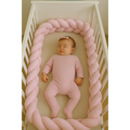 Babymat Tour de Lit Tressé - Rose Clair