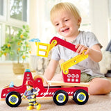 Hape Camion de Pompiers avec Sirène et Lumières 2-8A