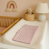 Lot de 6 Lingettes en Tissu Babymat - Pois à Rouge