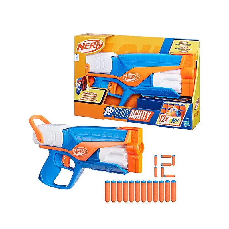 Pistola de dardos de agilidad Nerf Serie N - 8A+