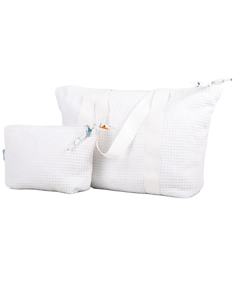 Babybulle Sac à Langer & Trousse - Blanc