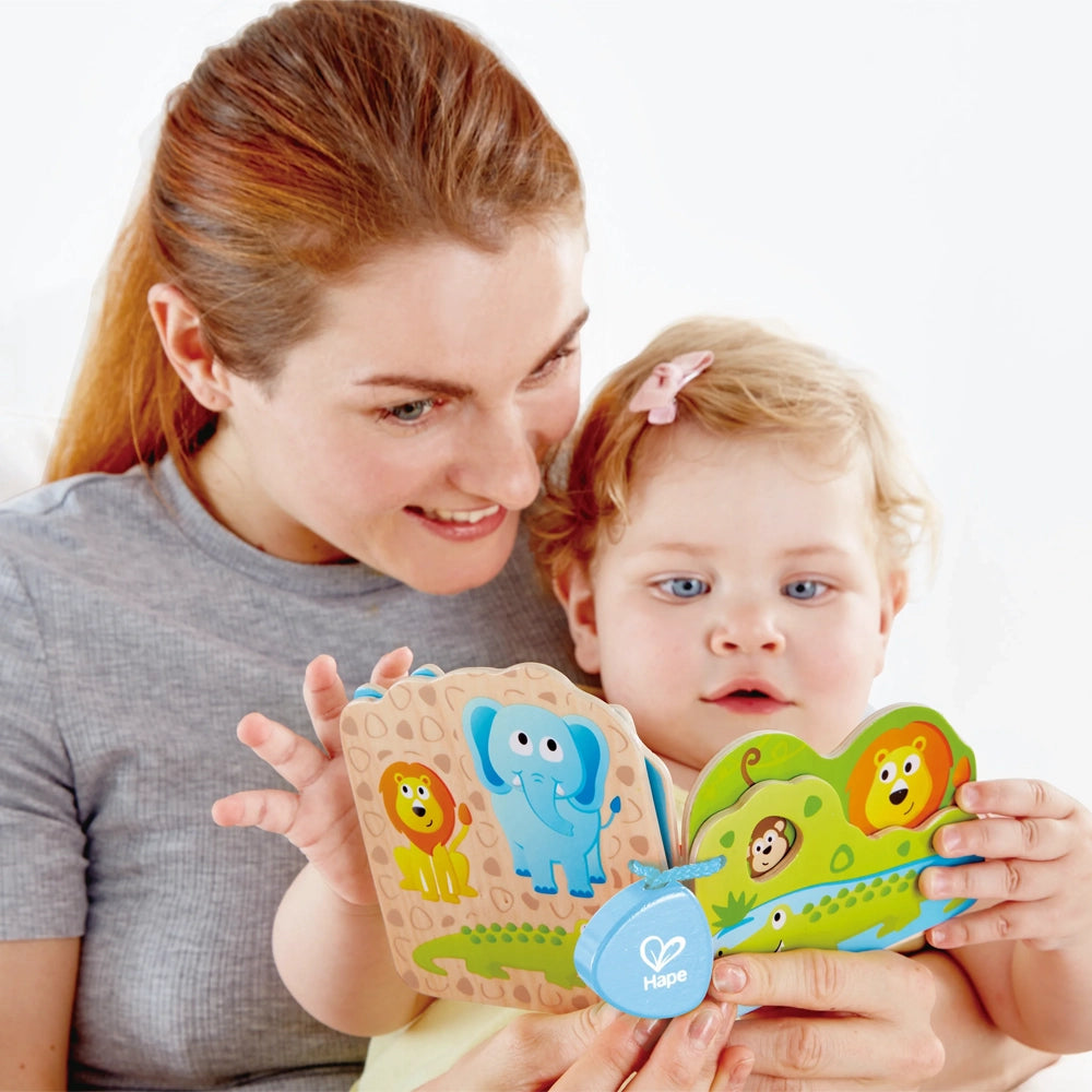 Hape Livre d'Animaux Sauvages 10M+