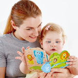 Hape Livre d'Animaux Sauvages 10M+