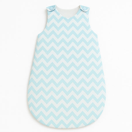 Babymat Gigoteuse Mi Saison - Zig Zag Bleu Ciel