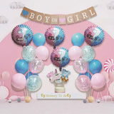 Gender Reveal Decoration Kit for Boys or Girls - Pink & Blue