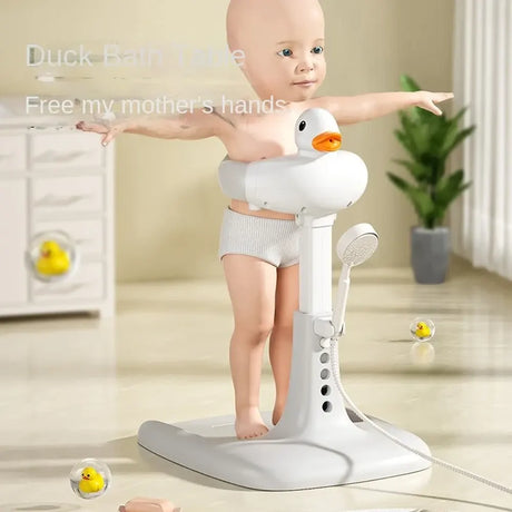Soporte de baño antideslizante para bebé 47x35 cm – Blanco