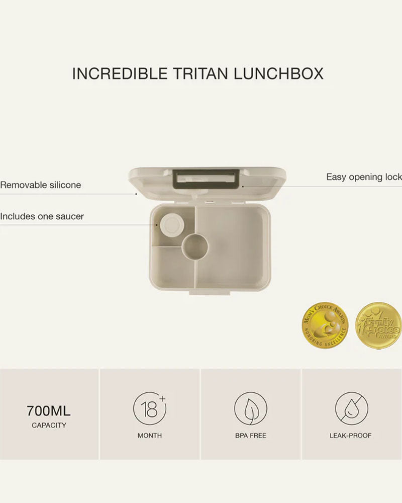 Lunchbox Tritan 4 Compartiments Citron - Vert