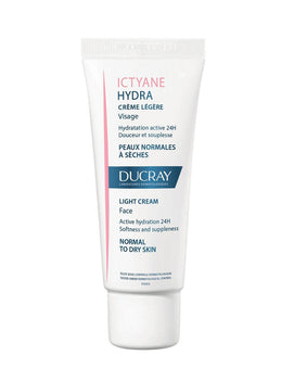 Ducray  Crème hydratante visage peau sèche — Ictyane Hydra 40 ml