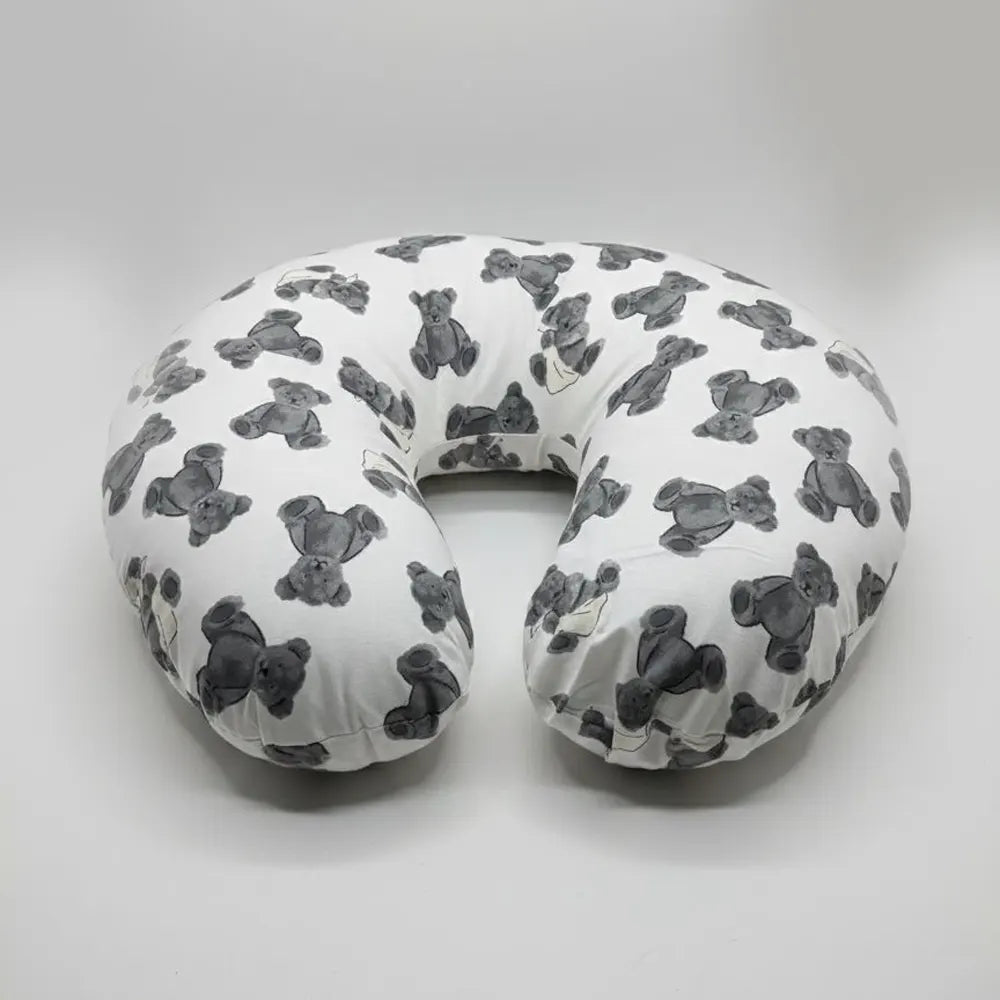 BébéYo Coussin d'Allaitement Oursons Câlins - Gris