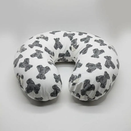 BébéYo Cojín de Lactancia Ositos Cariñosos - Gris