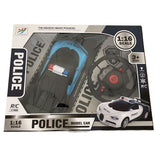 Voiture de Police Télécommandé 3A+ - Bleu