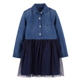 Robe en Tulle OshKosh - Chambray Bleu