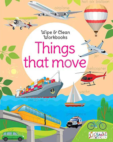 Wipe & Clean Workbooks - Things That Move