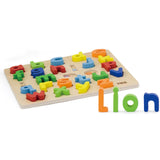 Viga Toys Rompecabezas del Alfabeto en Minúsculas de Madera – 3 años+