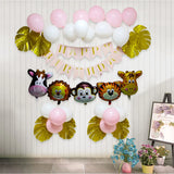 Decoration Kit – Balloons and Pink Animals
