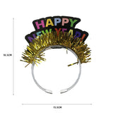 Pack de 2 bandeaux cheveux Happy New Year - vue 4