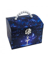 Trousselier Star Dancer Musical Jewelry Box - Vanity Case - Midnight Blue