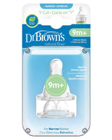 Tetinas Dr. Brown's Cole Narrow L4 Thick Liquid (paquete de 2) para bebés de 9 meses o más