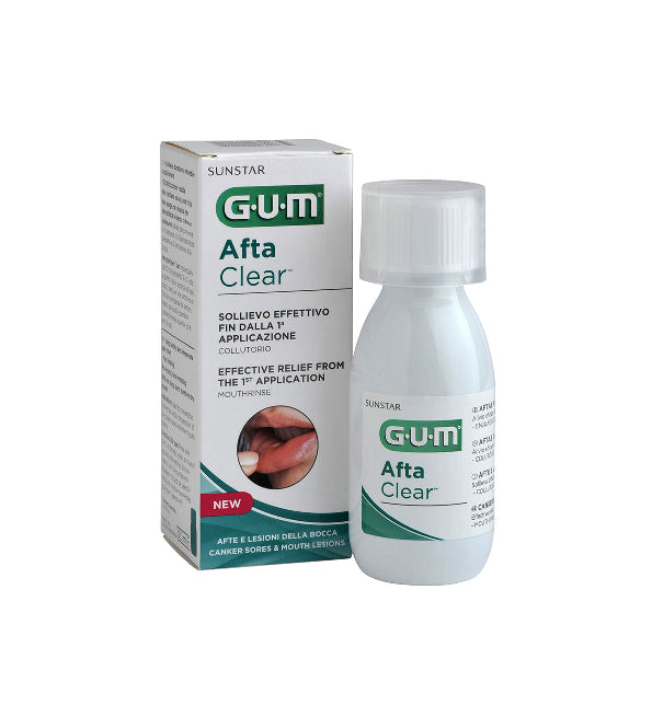 Enjuague bucal Gum Aftaclear 120 ml