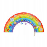 Panneau d'activités Mural 18M+ - Arc-en-ciel