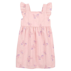 Robe à Volants Oshkosh - Papillons Rose