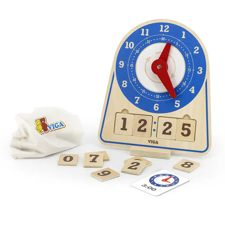 Viga Toys Horloge d'Apprentissage 3A+