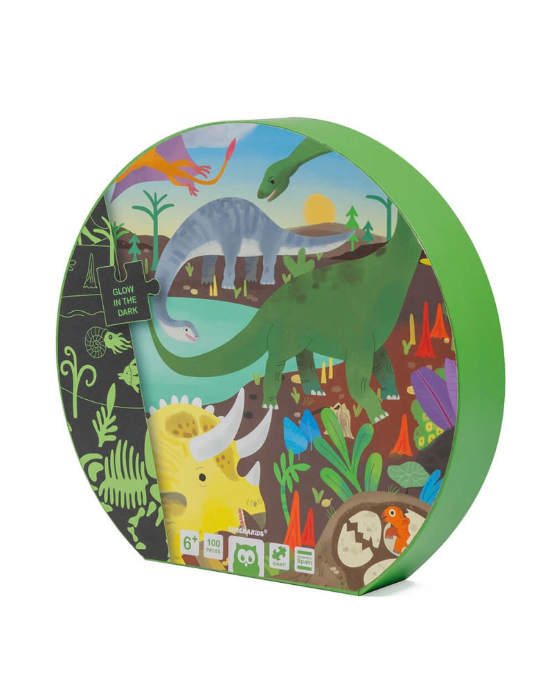 Eurekakids Puzzle Fluo Dinosaure - 100 PCS