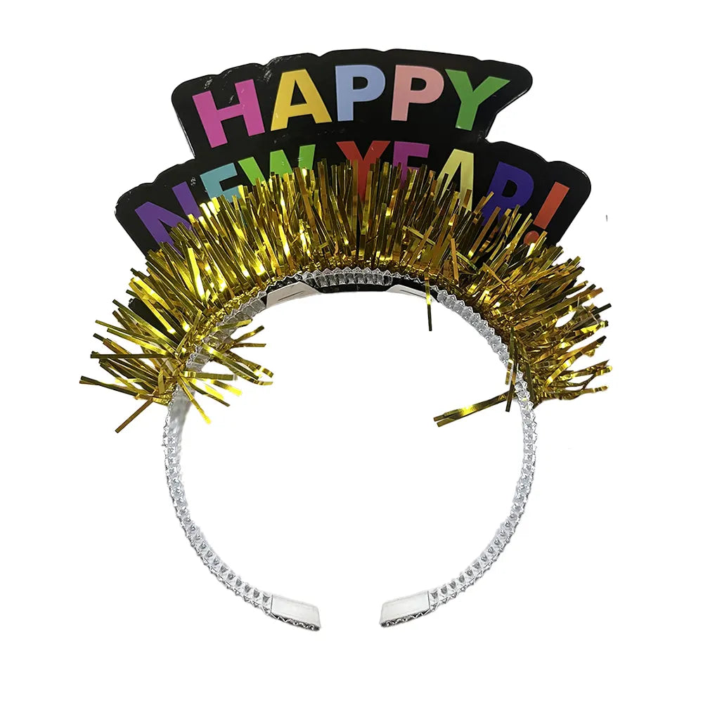 Pack de 2 bandeaux cheveux Happy New Year