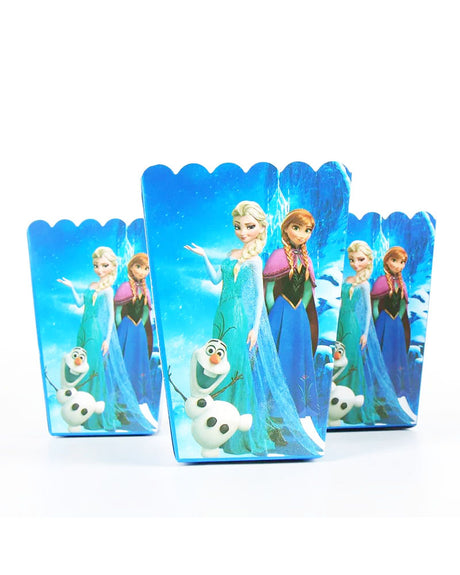 Boîtes à Popcorn en papier x10 - Frozen