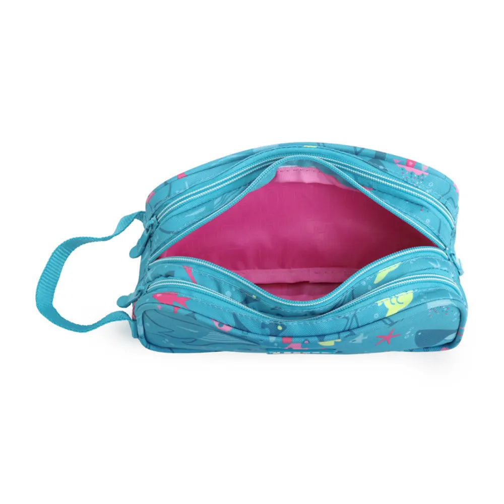 Gabol ACQUA – Triple Compartment Pencil Case with Handle