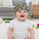 Casque de Sécurité Anti-Bosse pour Enfant Renards - Gris