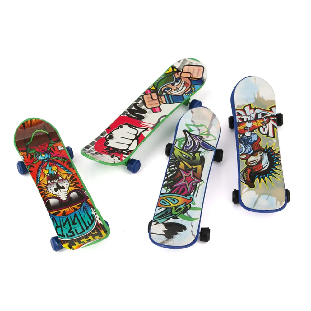 Lote de 4 Mini Skateboards