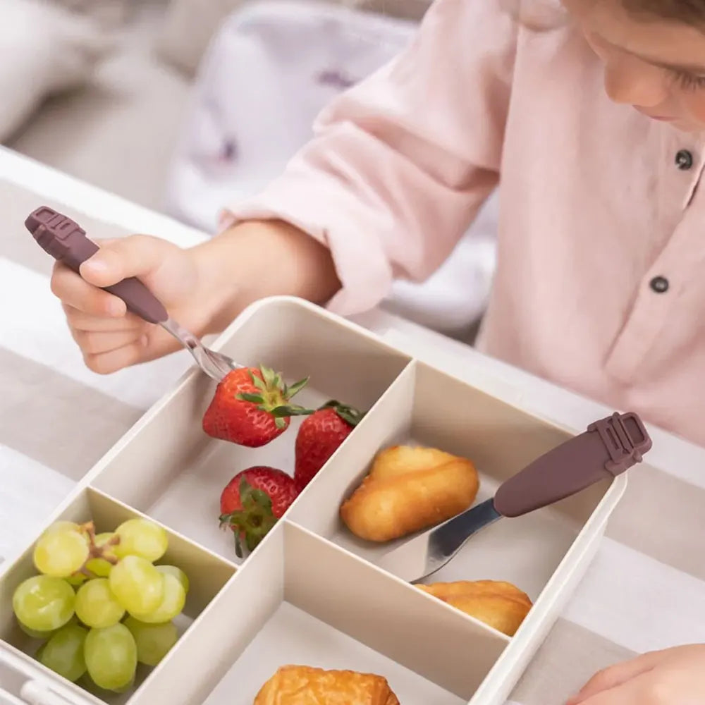 Large Lunchbox with Insulated Food Jar Citron - Vehicles