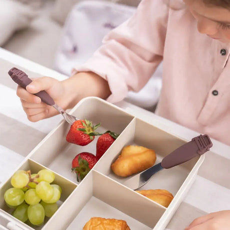 Large Lunchbox with Insulated Food Jar Citron - Vehicles
