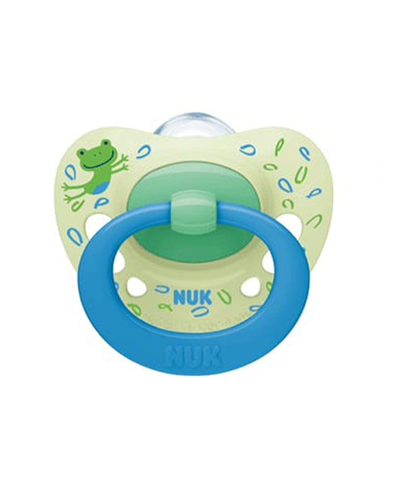 Sucette NUK Signature 6-18M - Bleu & Vert