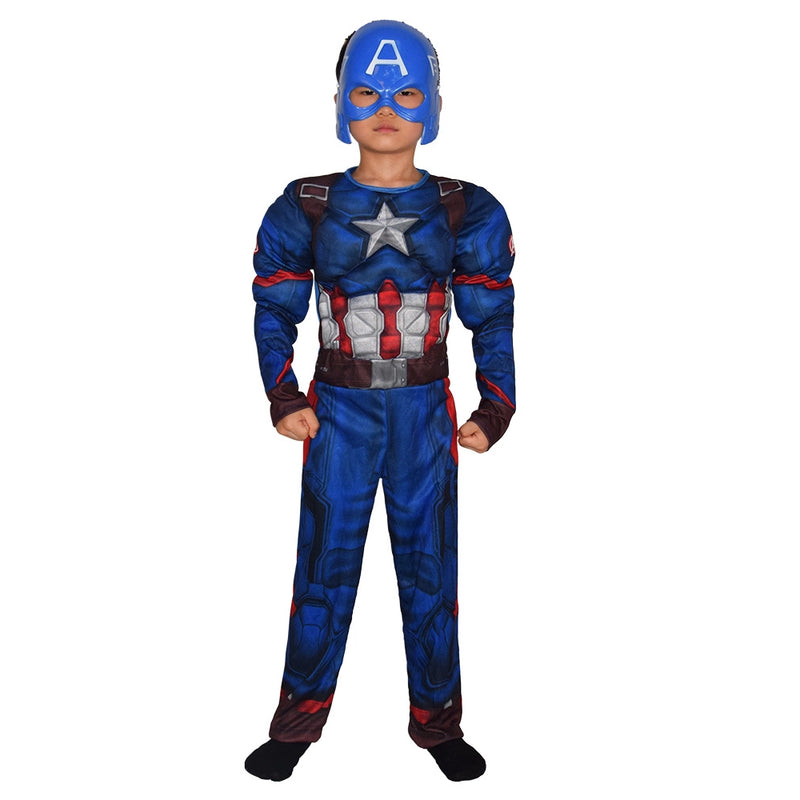 Captain America Child Costume with Mask