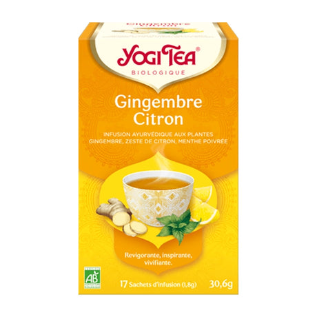 Yogi Tea Gingembre Citron 17 Sachets