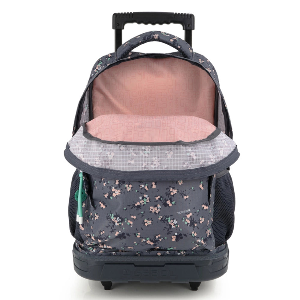 Gabol Sac à Dos à Roulettes Détachable SECRET - Gris