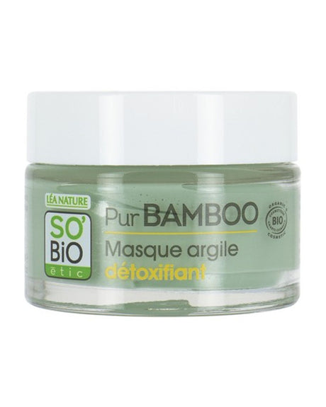 So Bio Masque Argile détoxifiant Pur Bamboo 50ml