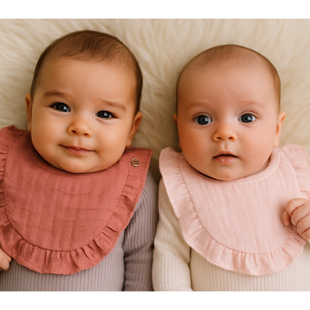 Babymat Lot de 2 Bavoirs - Sweet Duo