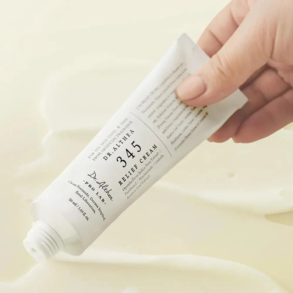Dr. Althea 345 Relief Cream 50 ml – application