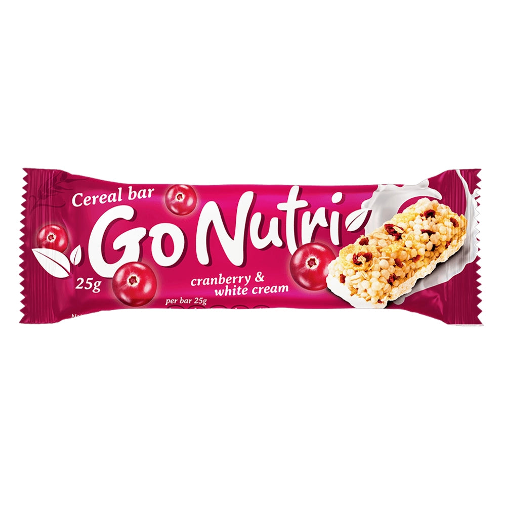 Vitalia Health Food Go Nutri Cereal Bar with Cranberry & White Cream - 25g