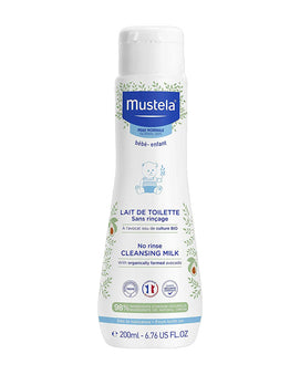 Mustela Lait de Toilette sans Rinçage à l'Avocat Bio - 200ml