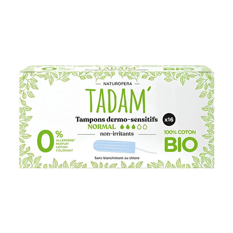 Tadam’ Tampons Dermo Sensitifs Normal - 16 Unités