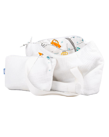 Babybulle Sac à Langer & Trousse - Blanc