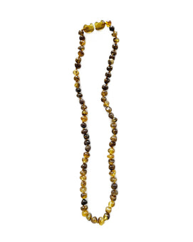 Collier Ambre avec Certificat d'authenticité pour bébé - Vert